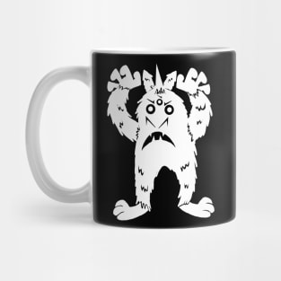 Fluffy Monster Unicorn V2 Mug